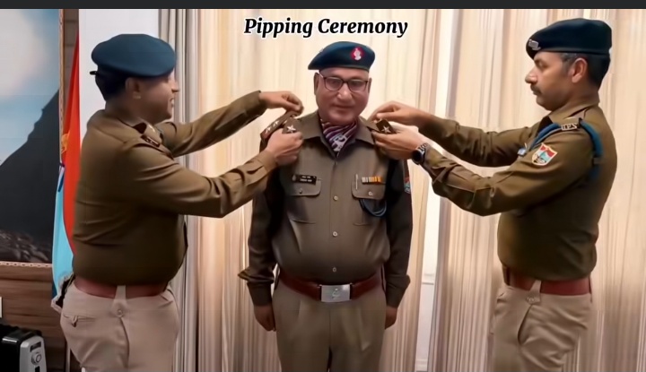 SSP मंजूनाथ टी.सी. के हाथों लगे स्टार, नैनीताल पुलिस में निरीक्षक बने रमेश नेगी पुलिस विभाग में खुशी की लहर
