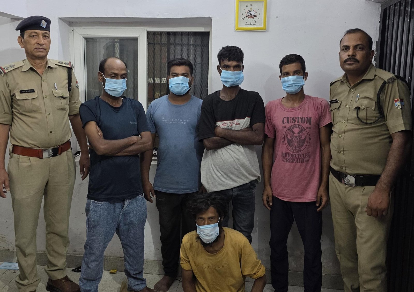कोतवाल दिनेश फर्त्याल के नेतृत्व में बनभूलपुरा पुलिस का बड़ा एक्शन, पांच वारंटी गिरफ्तार
