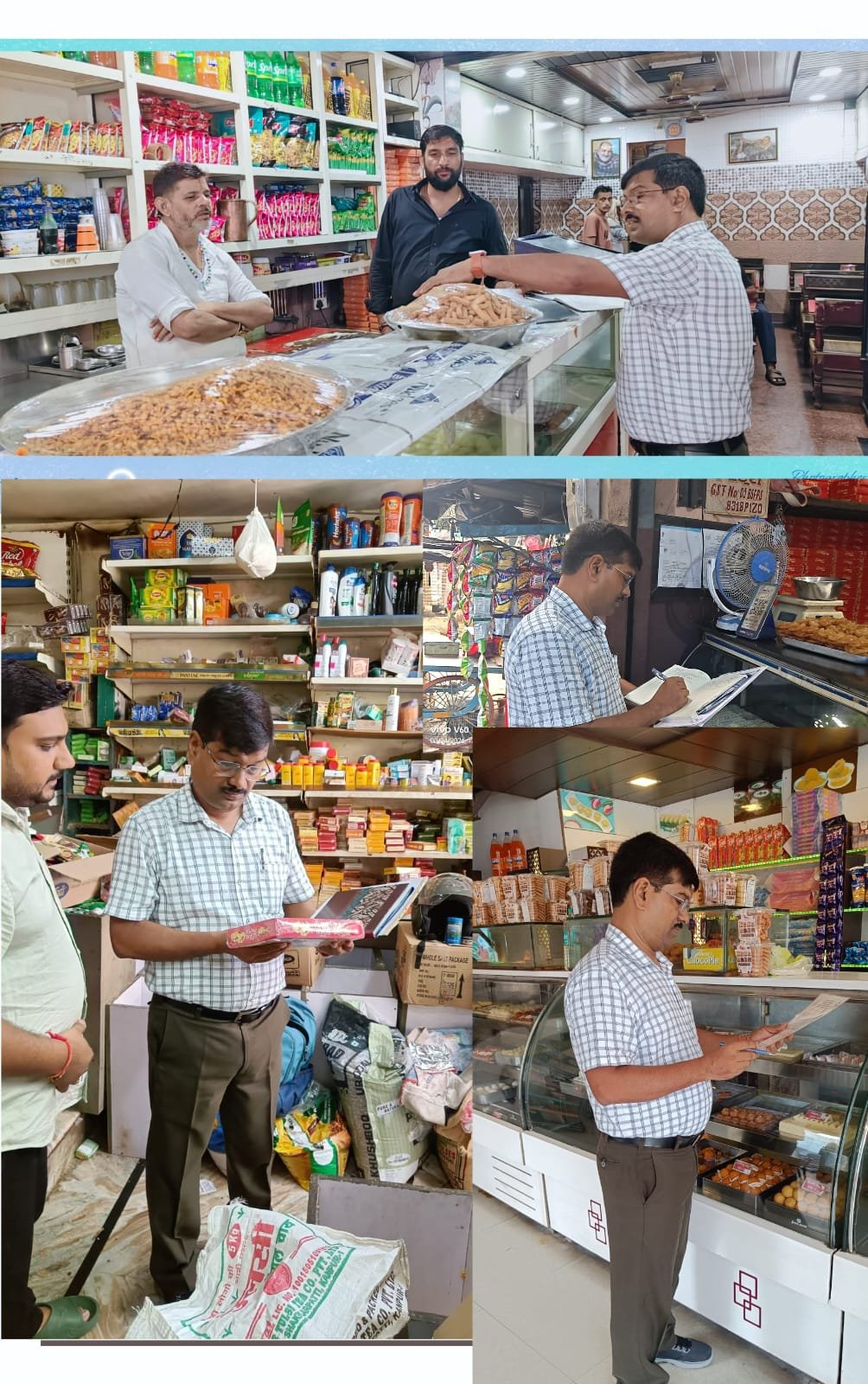 रक्षाबंधन से पहले कालाढूंगी में खाद्य विभाग का शिकंजा, आधा दर्जन प्रतिष्ठानों पर छापेमारी; 3 खाद्य नमूने जांच को भेजे
