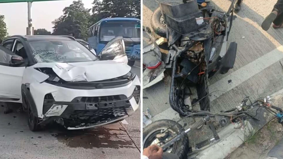 लालकुआं में रफ्तार का कहर! तेज रफ्तार कार ने स्कूटी सवार को उड़ाया, युवक गंभीर घायल