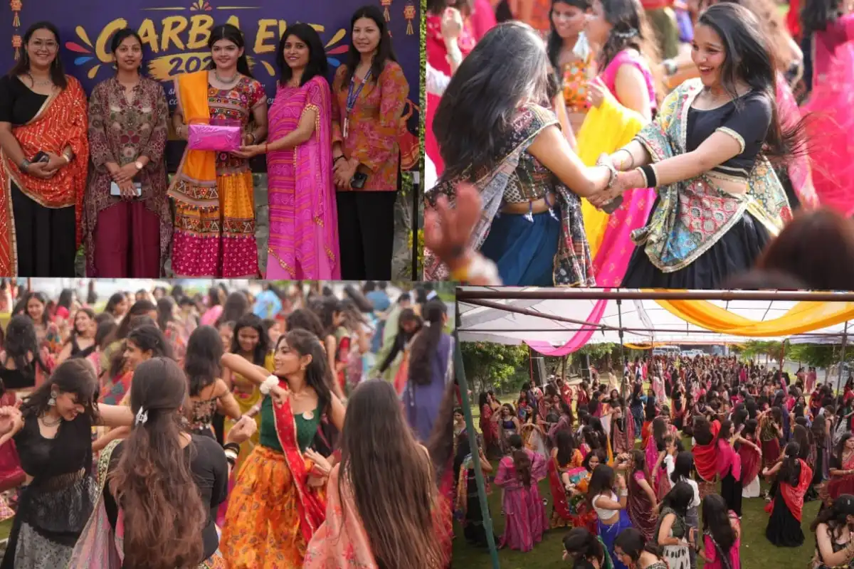 ग्राफिक एरा यूनिवर्सिटी हल्द्वानी में गरबा फेस्ट की धूम, गरबा-डांडिया की थाप पर झूमे छात्र-छात्राएं