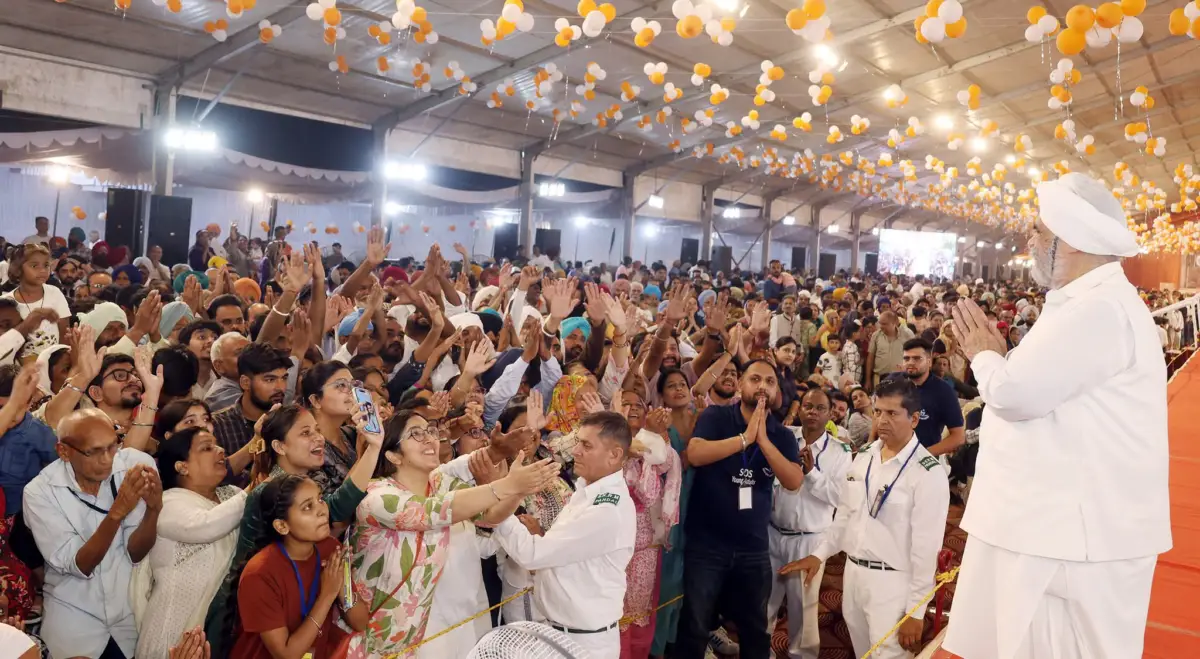 पंजाब के मोगा में सत्संग की धूम, संत राजिंदर सिंह जी महाराज ने आत्मिक शांति और प्रभु प्रेम का बताया मार्ग